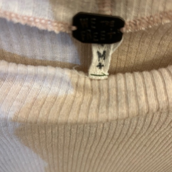 We The Free Londontown Thermal Moonstone Beige Off-the-Shoulder Sweater - Picture 6 of 7